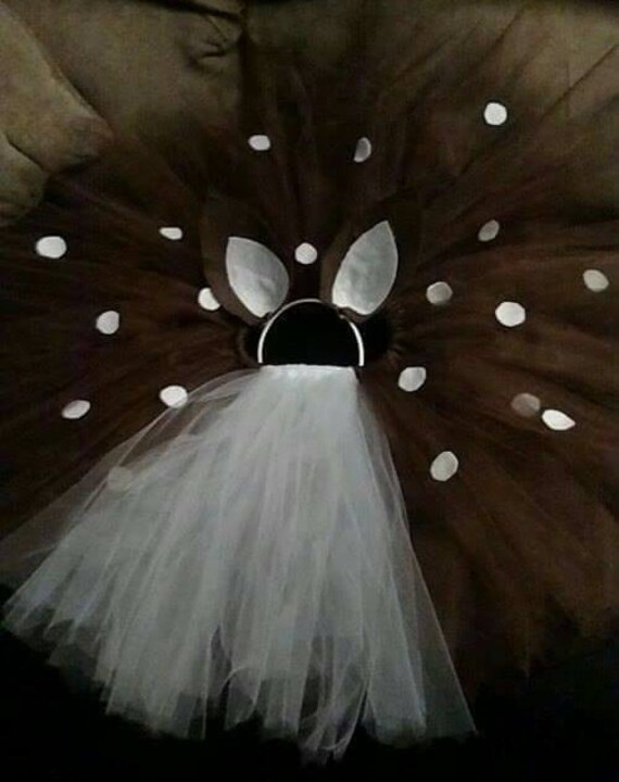 deer costume tutu