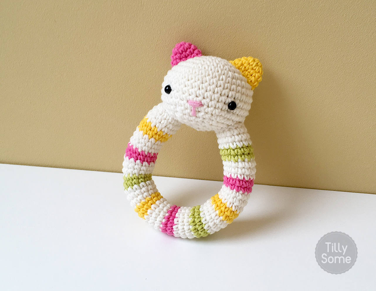 Cat Rattle Pattern Crochet Rattle Toy Baby Rattle Etsy