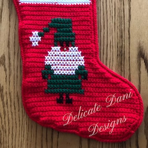 Crochet Santa Christmas Stocking - Etsy