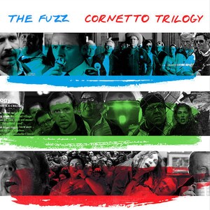 Cornetto Trilogy (Shaun of the Dead/Hot Fuzz/Worlds End) /The Police (Sting) Synchronicity Vinyl Record Album Cover Mash Up Parodie Art Print