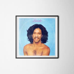 Star Wars Lando Calrissian / Prince 'Vinyl Record Album Cover' Mash Up Parody Art Print image 2