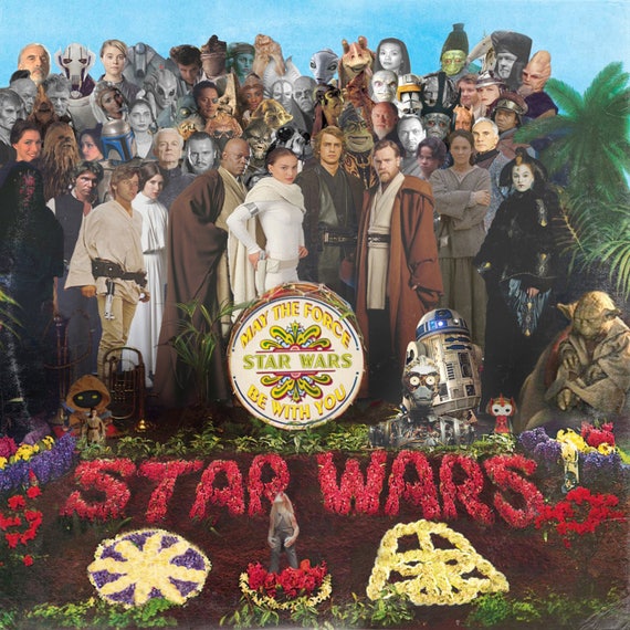 Star Wars prequels the Sgt Pepper 'vinyl - Etsy Norway