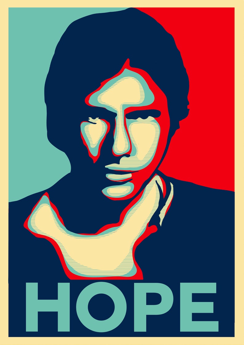 Star Wars Han Solo /Hope Obama Mash Up Parody Art Print image 1