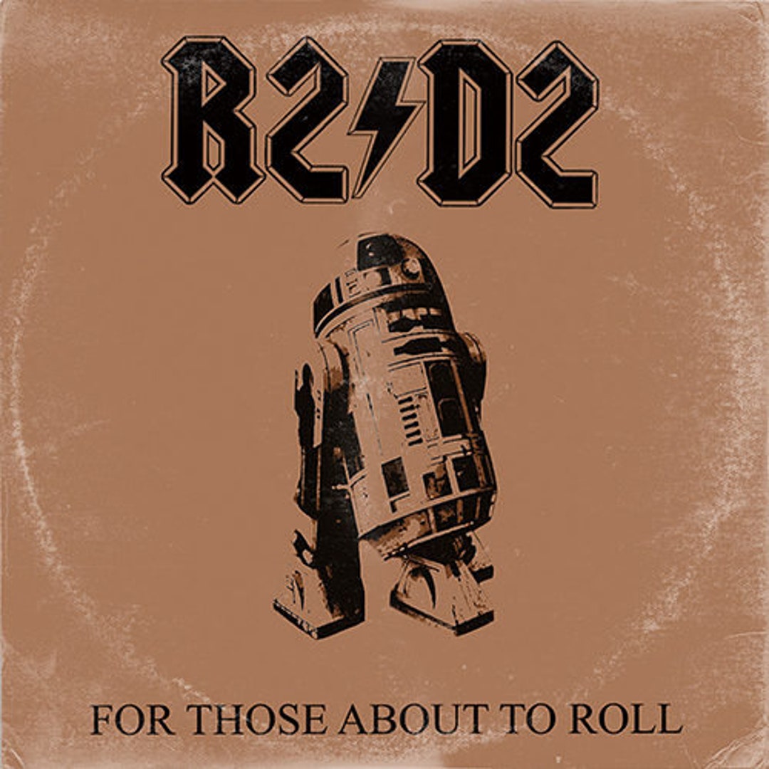 Star Wars (R2D2) / AC/DC for Those About to Rock 'vinyl Record Album ...