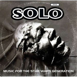 Star Wars (Han Solo in carbonite) / Prodigy &#39;Music For The Jilted Generation&#39;  &#39;Vinyl Record Album Cover&#39; Mash Up Parody Art Print