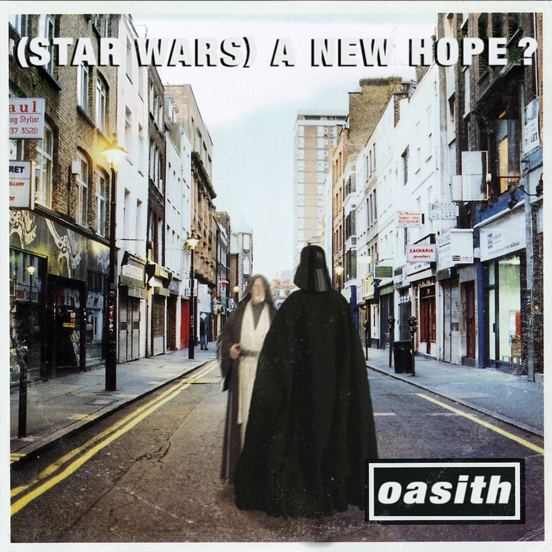 Oasis poster - (What's the Story) Morning Glory? Noel (Black