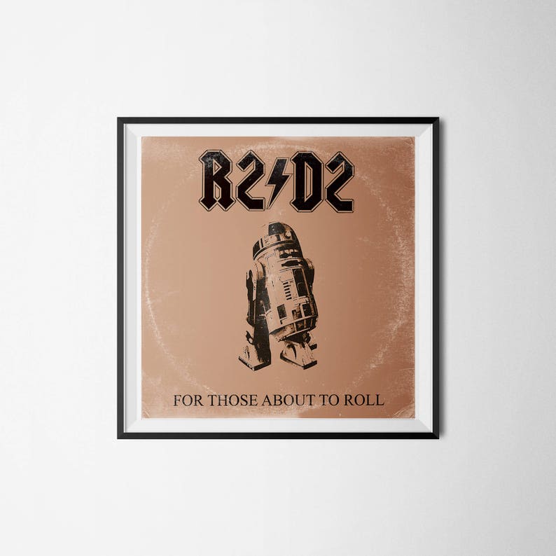 Star Wars (R2D2) / AC/DC for Those About to Rock 'vinyl Record Album ...