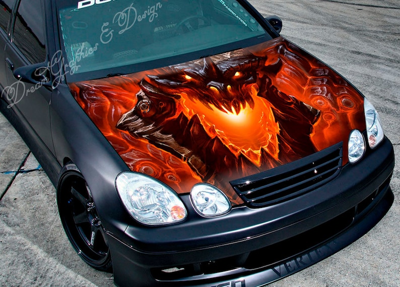 car hood decal vinyl sticker graphic wrap decal truck etsy