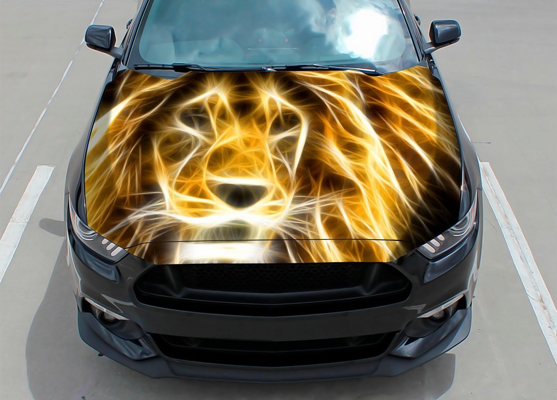 Car Hood Wrap Decal Vinyl Sticker Graphic Truck Decal Etsy