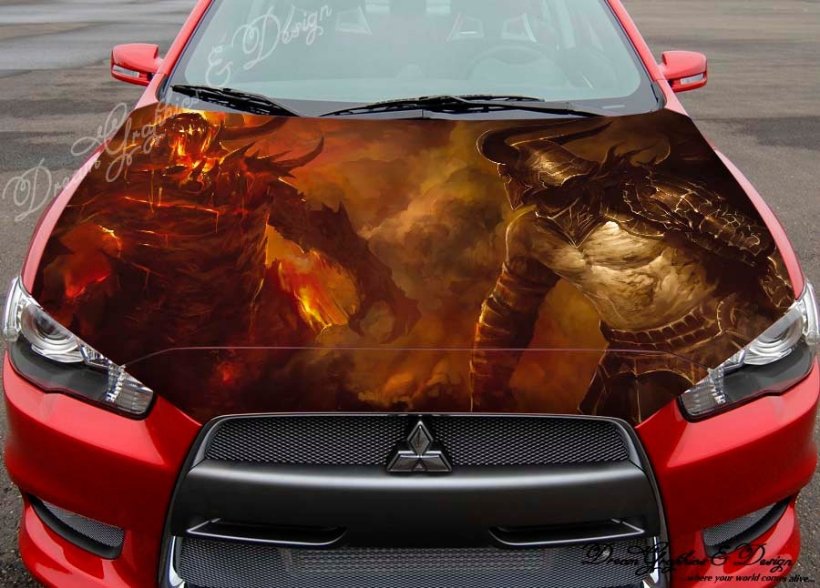 car hood decal vinyl sticker graphic wrap decal truck etsy