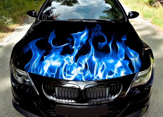 Sticker voiture tuning flamme 