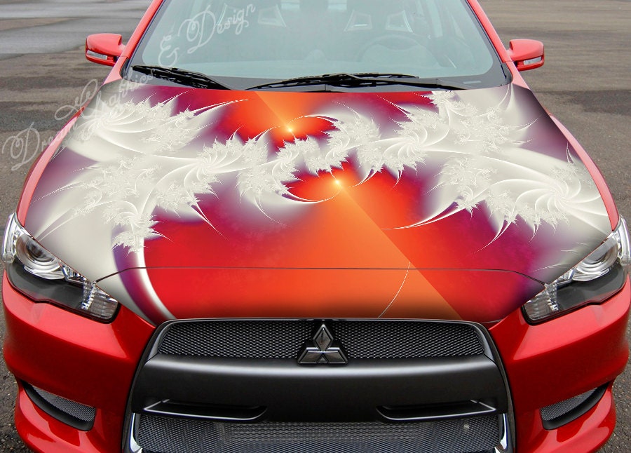 Car Hood Decal Vinyl Sticker Graphic Wrap Decal Truck Etsy