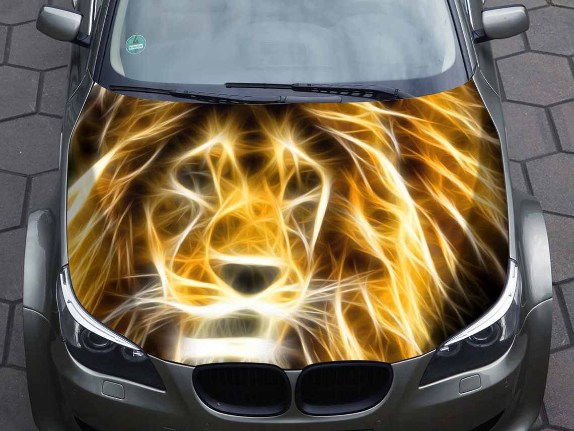Car Hood Wrap Decal Vinyl Sticker Graphic Truck Decal Etsy
