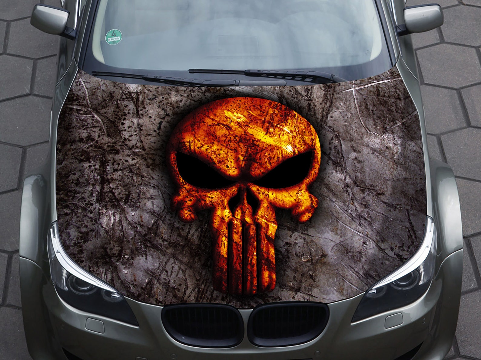 Car Hood Decal Vinyl Sticker Graphic Wrap Decal Truck Etsy