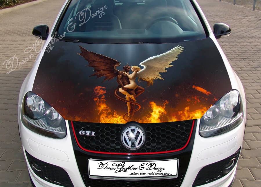 Car hood decal vinyl sticker graphic wrap decal truck Etsy