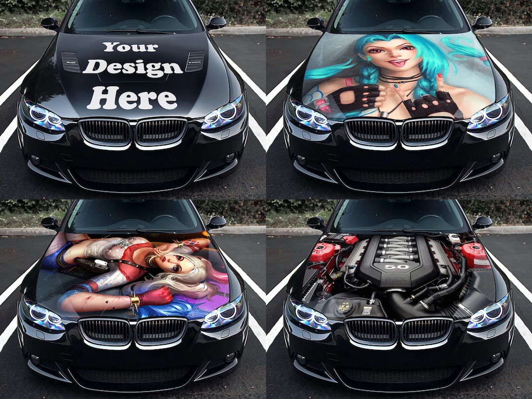 Merry Christmas Bells Car Hood Cover - KC HOOD COVERS, LLC