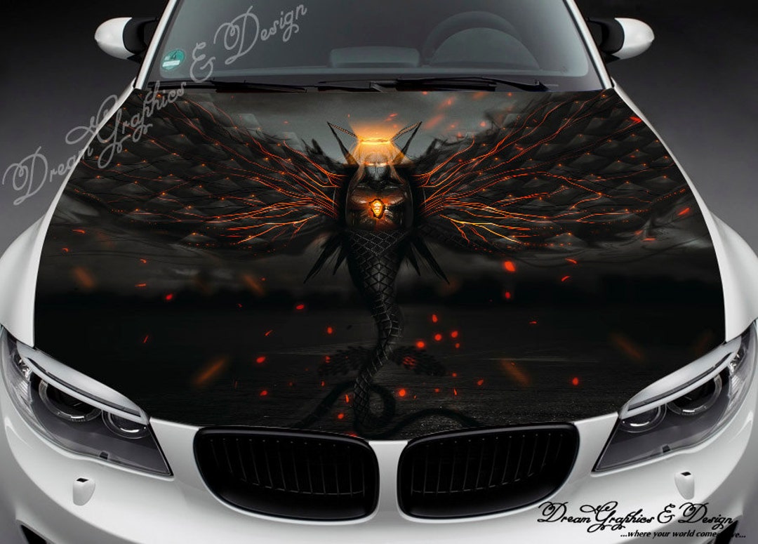 Car Hood Wrap Decal, Vinyl, Sticker, Graphic, Truck Decal, Truck Graphic, Wrap Decal