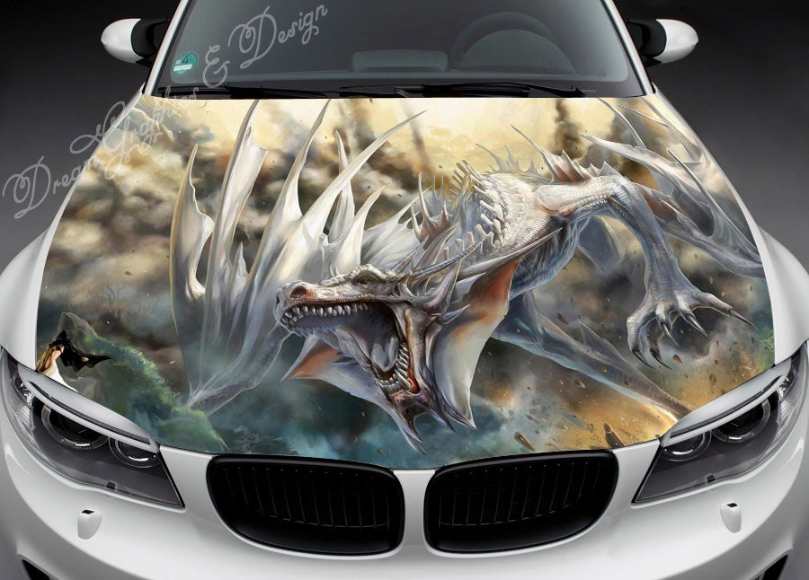 Car Hood Wrap Decal Dragon Vinyl Sticker Graphic Truck Etsy Australia