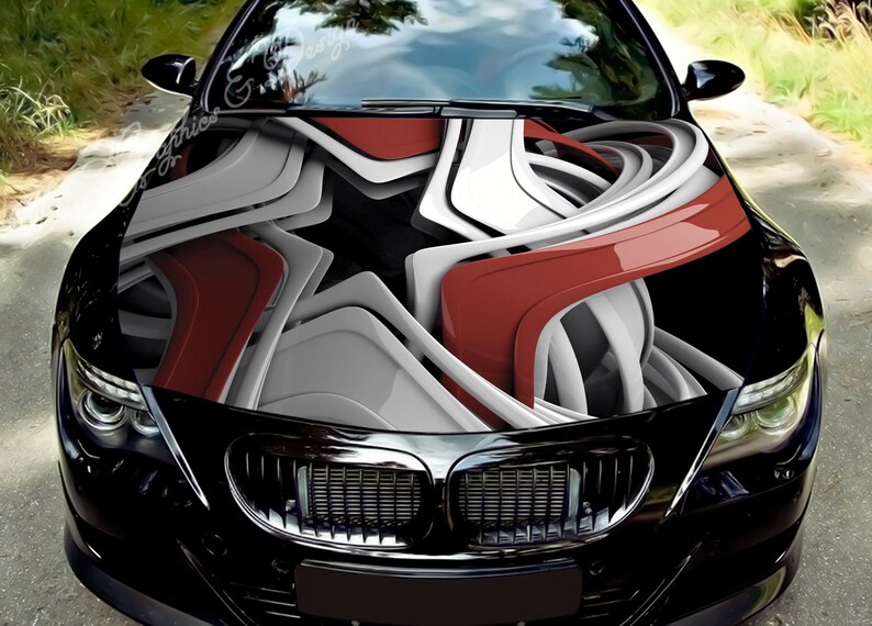 Car Hood Decal Vinyl Sticker Graphic Wrap Decal Truck Etsy
