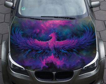Eye Red Devil Car Hood Wrap Full Color Vinyl Sticker Decal Fit Any Car Eye Red Devil Car Hood Wrap Full Color Vinyl Sticker Decal Fit Any Car