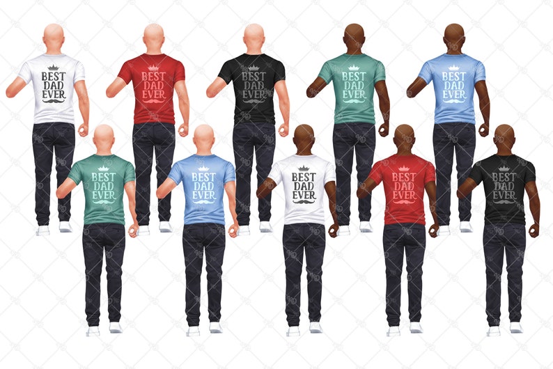 Father’s Day clipart, Dad Life PNG, Father and son, Parents Clipart, Dad png, Father clipart, Sublimation Design, Back View Clipart image 6