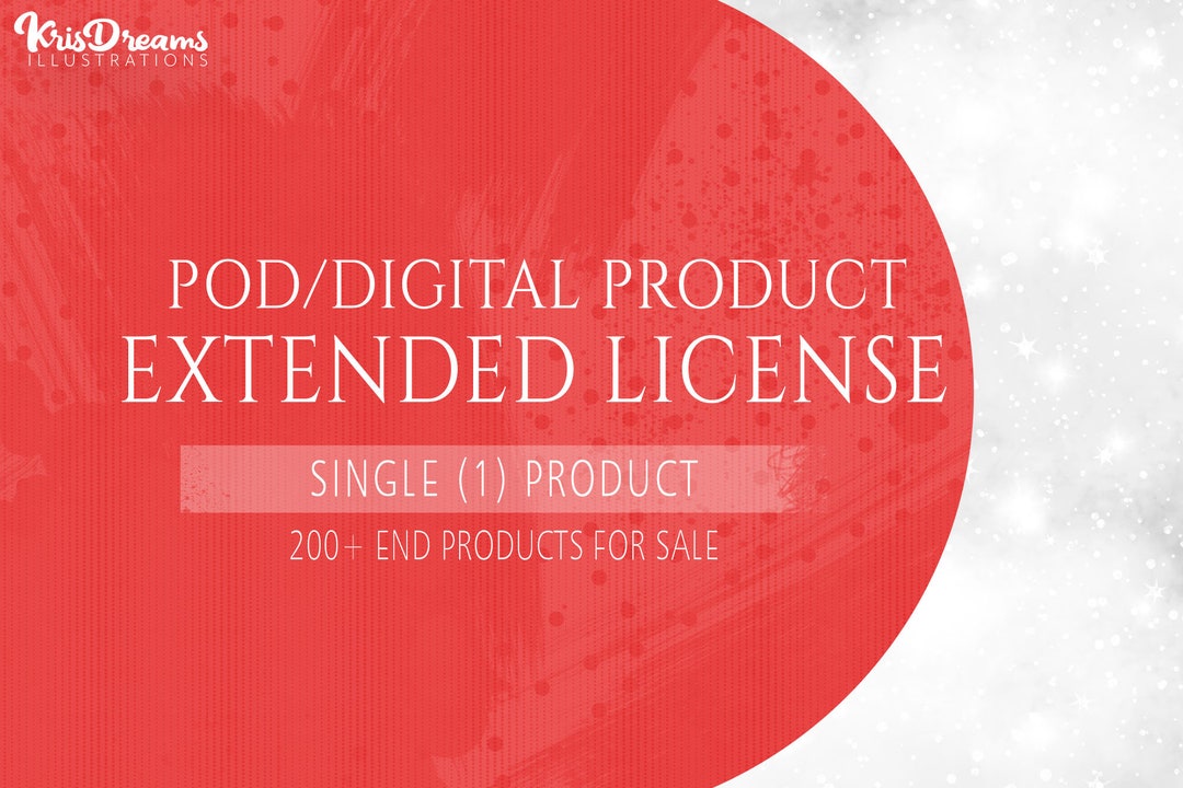 Extended Pod/digital Products Commercial License Single 1 Product