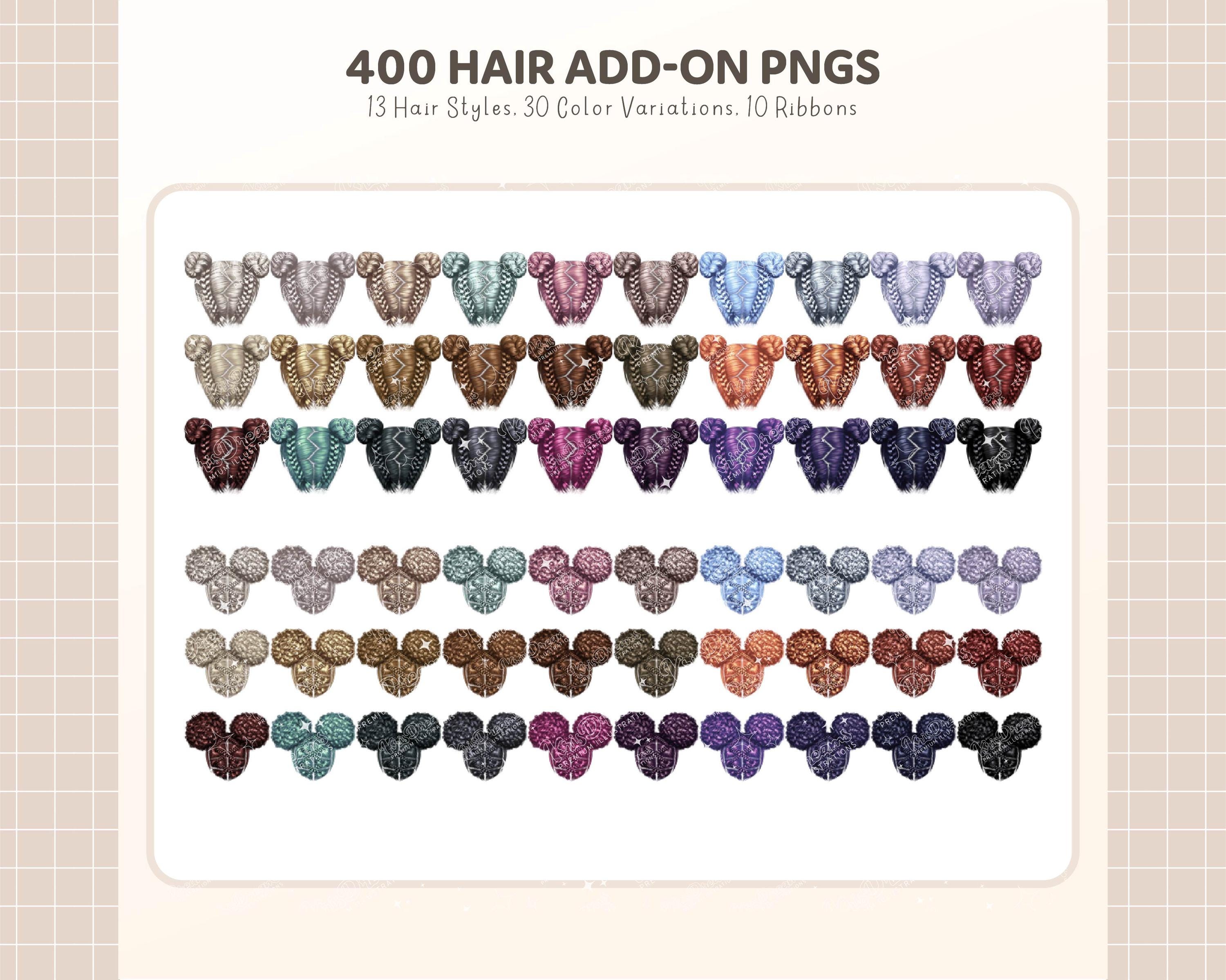 Back View Kids Hairstyles Clipart for Boys and Girls – Braids, Locs ...