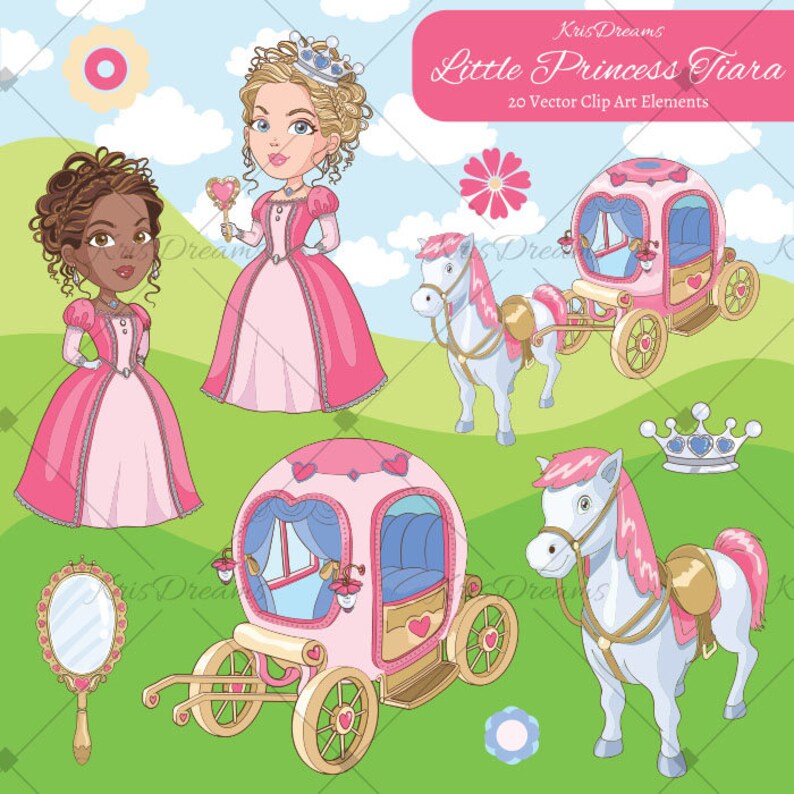 Download Little Princess Tiara Clip Art Vector Clip Art Princess ...