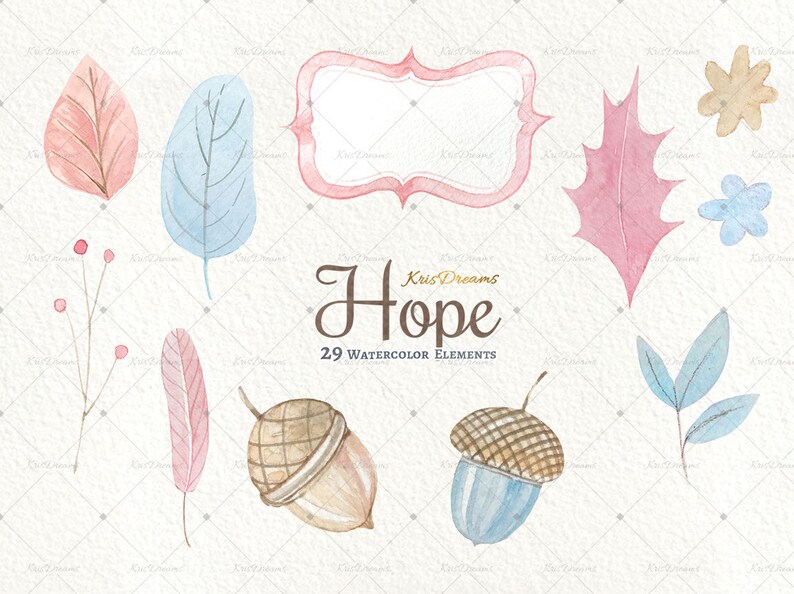 Download Clip Art Art Collectibles Forest Girl Watercolor Clip Art Digital Paper Bundle Seamless Pattern Watercolor Clipart Trees Plants Mushroom Flowers Leaves Diy