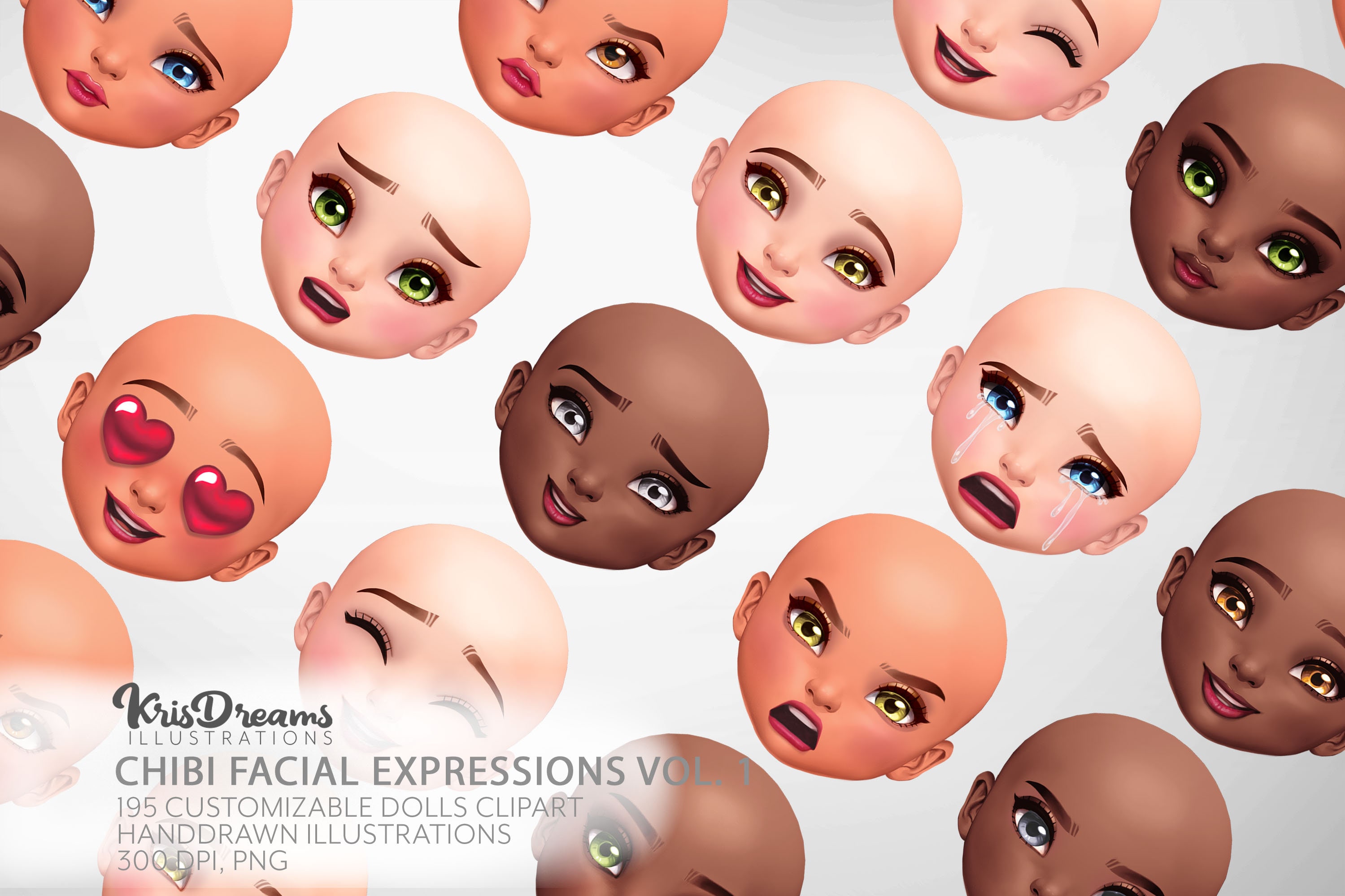 Chibi sale face expressions