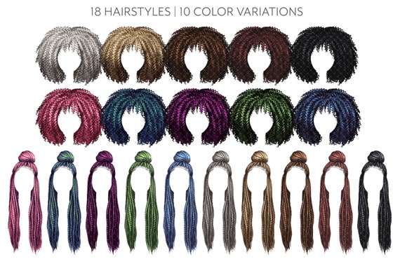 Front Hair Colors Clipart Front Hair Add-on Black Girl - Etsy Front Hair Colors Clipart Front Hair Add-on Black Girl - Etsy