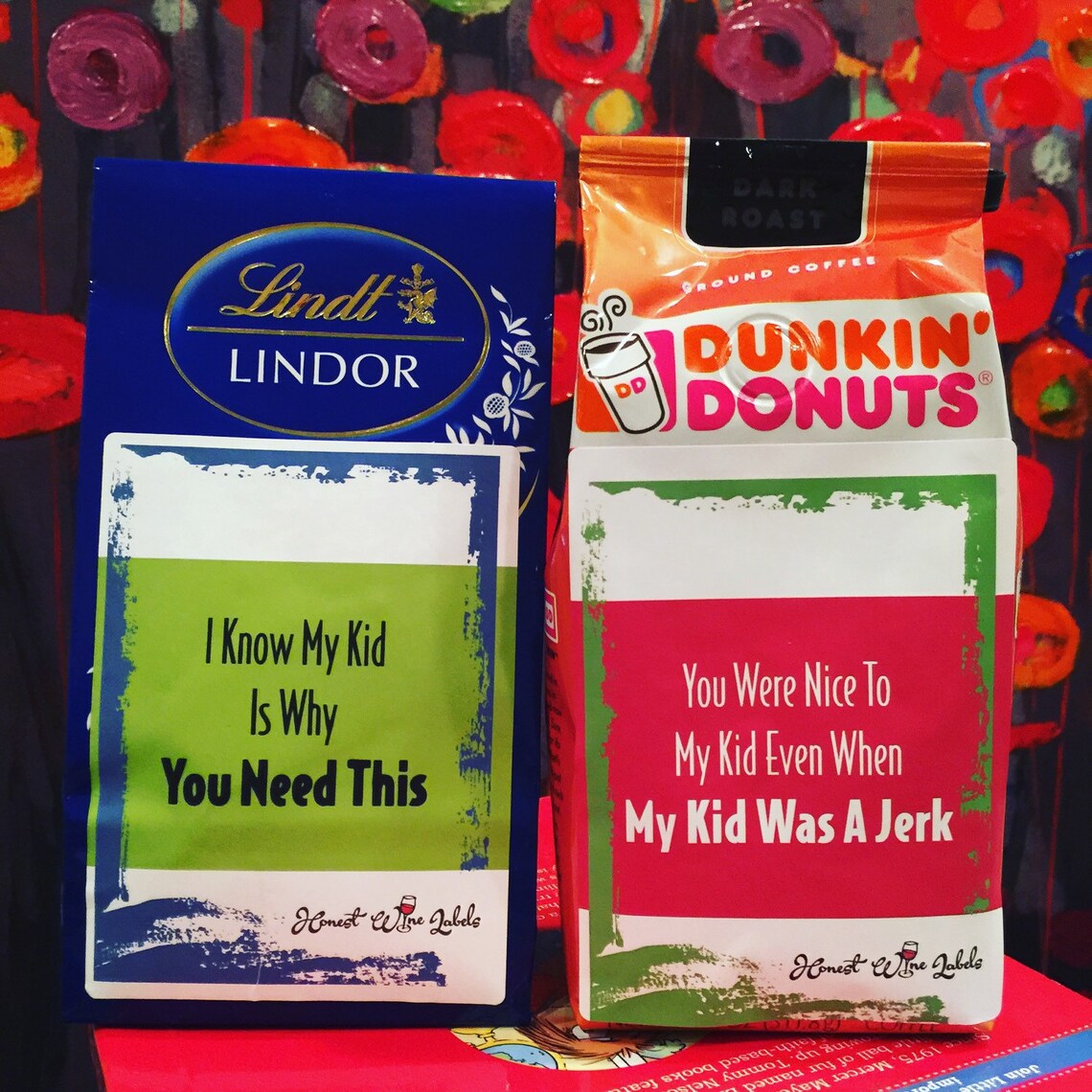 Funny Wine Labels for Teachers I Know My Kid is Why Etsy