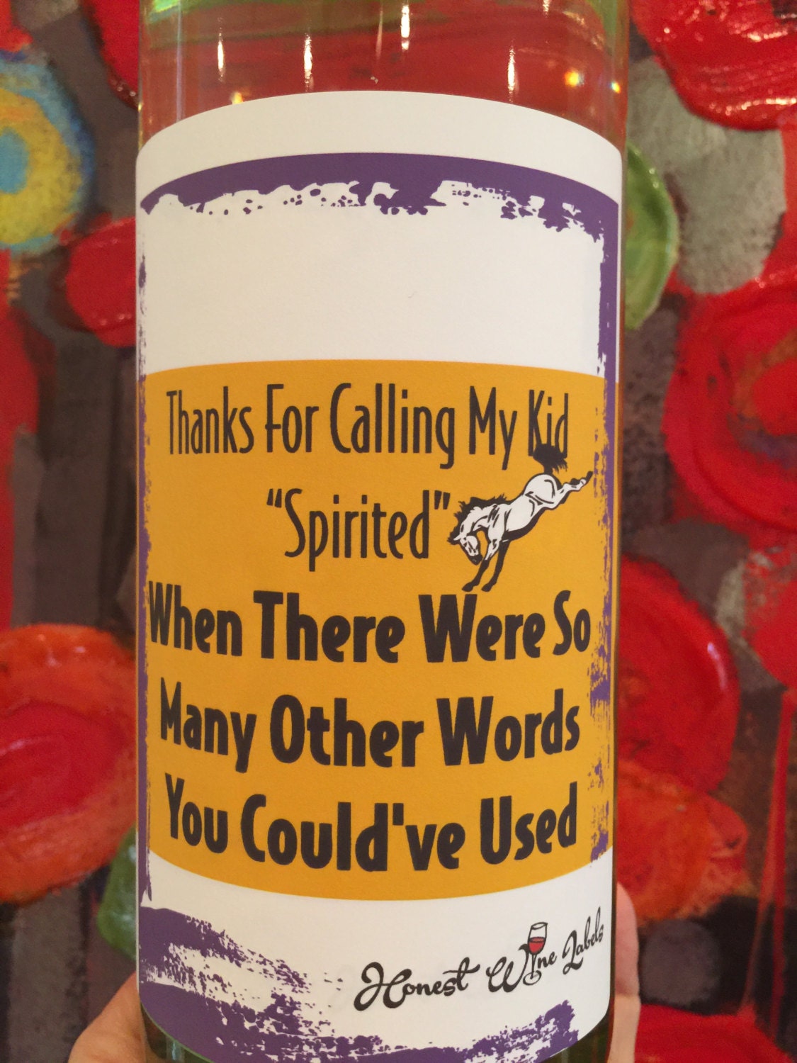 Funny Wine Labels for Teachers Thanks for Calling My Etsy
