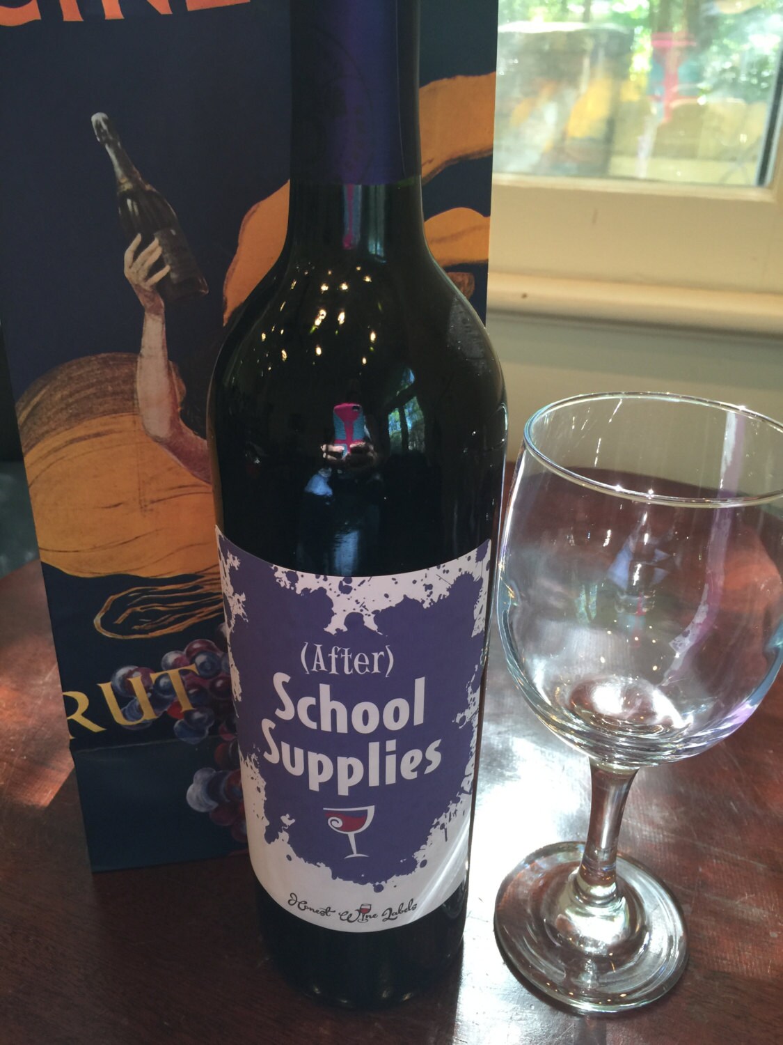 Funny Wine Labels for Teachers -