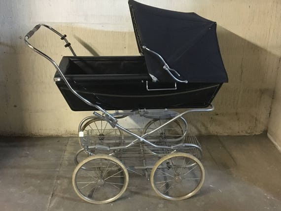 vintage silver cross baby carriage