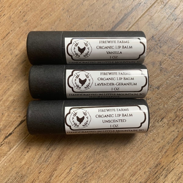 Organic Beeswax Lip Balm