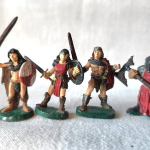 Mini Pewter Painted Warriors by Ral Patha