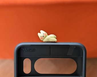 Katze Smiski inspiriert Polymer Clay Mini-Telefon Hipper
