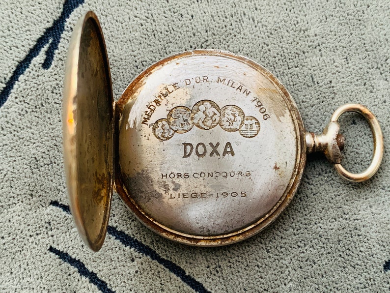 Empty Pocket Watch Case Doxa Under Repair or Spare Etsy