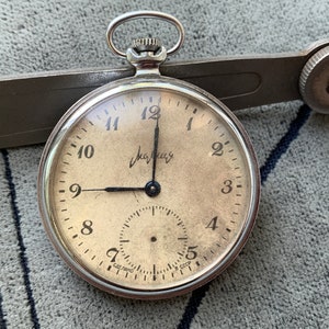 Collectible watch Molnija 15 jewels 1Q-62 under repair or spare parts ChChZ made in USSR/Wrist watch Molniya steampunk supplies/Watchmaking