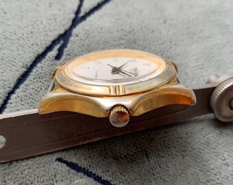 Montre-bracelet Homme Poljot à Remontage Manuel - 17 Rubis - Occasion - Style Vintage Fonctionnel