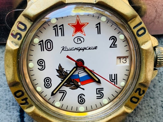 Men's Wrist Watch Vostok komandirskie military st… - image 4