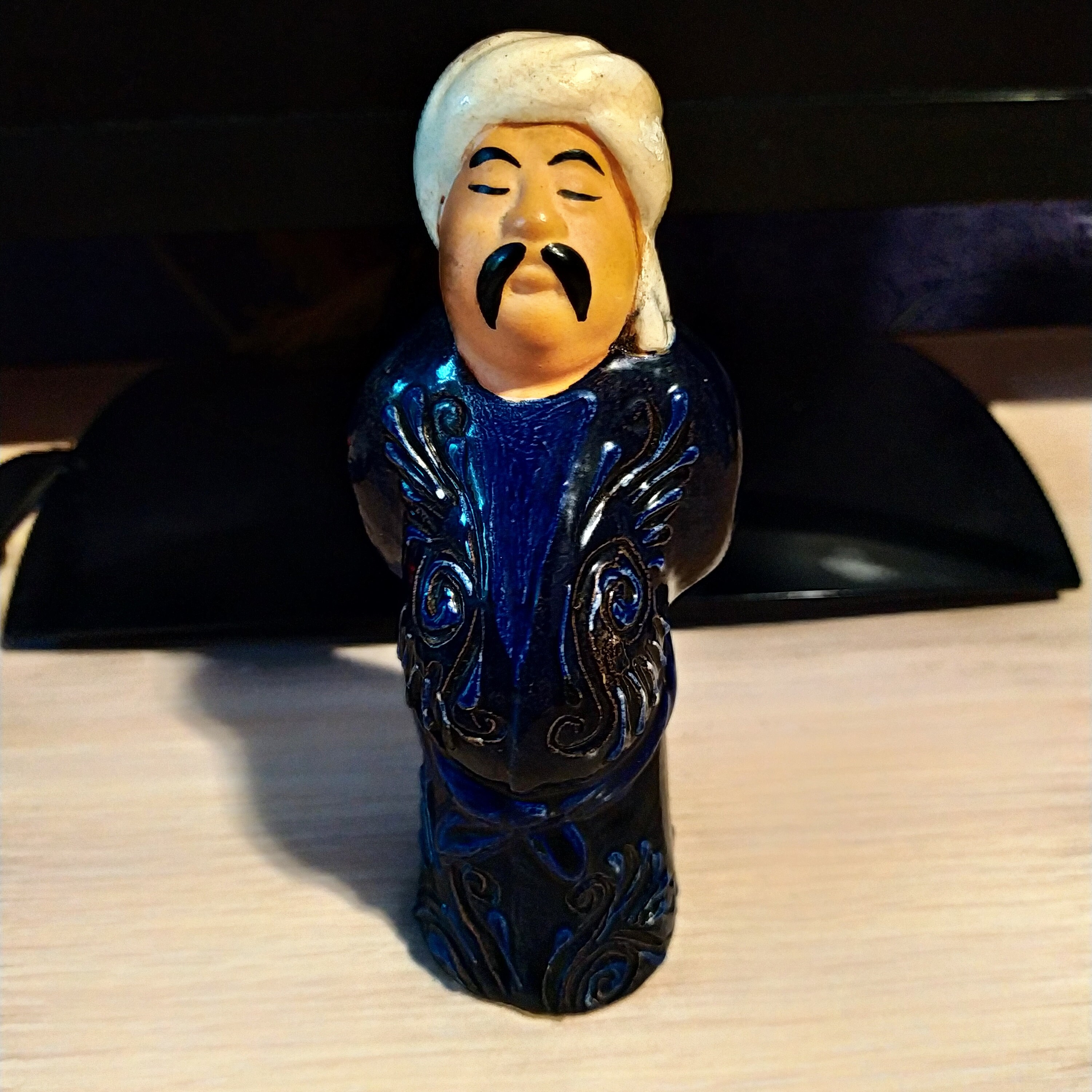 Ceramic figurine Uzbek in national clothes Tashkent made in | Etsy
