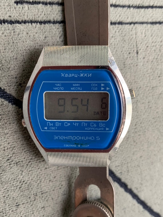 Collectible watch ELEKTRONIKA 5 Five digital quar… - image 6