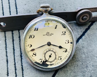 Collectible Watch KIROVSKIE 15 juwelen type 1 onder reparatie of reserveonderdelen gemaakt in de USSR/zakhorloge GChZ genaamd Kirova/Watchmaking/Steampunk