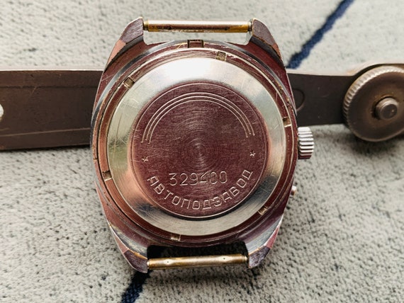 Wrist watch SLAVA 27 jewels automatic double cale… - image 8