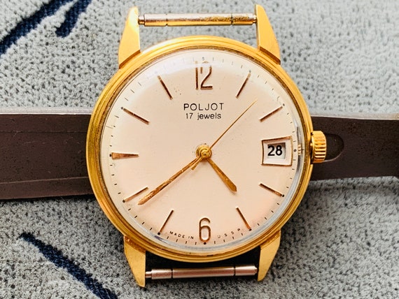 Collectible watch POLJOT 17 jewels manual winding… - image 1