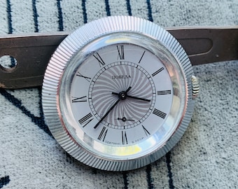 Montre Zim Pour Homme Vintage URSS Années 1950 - Mécanique à Remontage Manuel - Cadran Argenté Ovale - Occasion Fonctionnelle