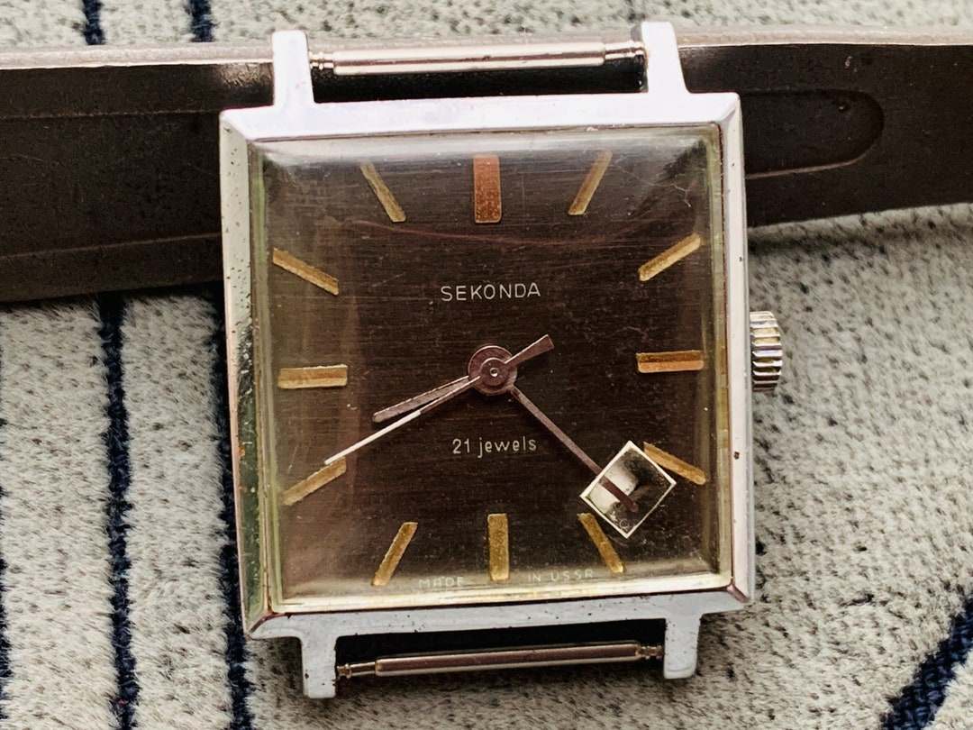 Montre Mécanique Femme Vintage Sekonda 21 Jewels - Occasion Très Bon état