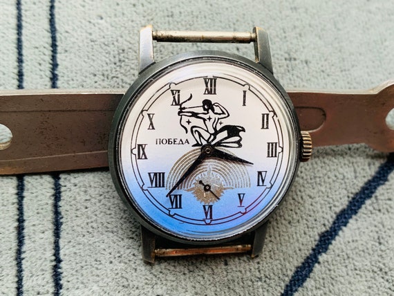Collectible watch POBEDA rare series Zodiac signs… - image 4